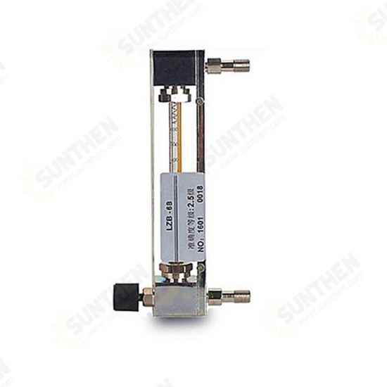 Natural Gas Rotameter With 60-600 ml/min Measuring Range Glass Material and 4% Accuracy Flow Meter