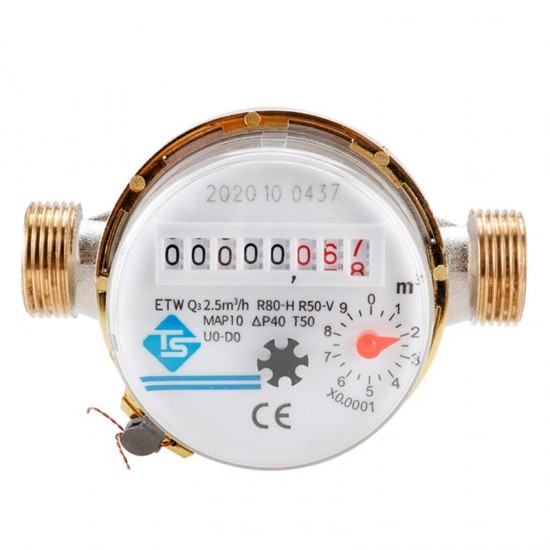 Smart Water Meter Household Mechanical Rotary Wing Cold Water Meter Pointer Digital Display Combination Water Meter