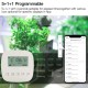 WiFi Smart Irrigation Machine Timer Automatic Micro-drip Irrigation System Garden Plants Irrigation Controller Alexa Google with Solar Panel