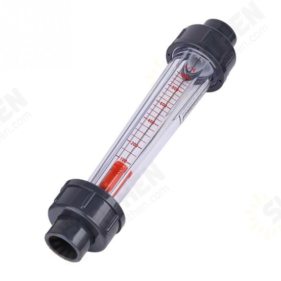 Water Flow Meter LZS-15 Plastic Tube Type Flowmeter 100-1000L/H Water Flow Meter Flowmeter Flow Measuring Instrument Tools