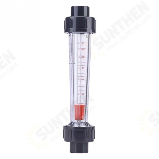 Water Flow Meter LZS-15 Plastic Tube Type Flowmeter 100-1000L/H Water Flow Meter Flowmeter Flow Measuring Instrument Tools