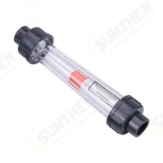 Water Flow Meter LZS-15 Plastic Tube Type Flowmeter 100-1000L/H Water Flow Meter Flowmeter Flow Measuring Instrument Tools