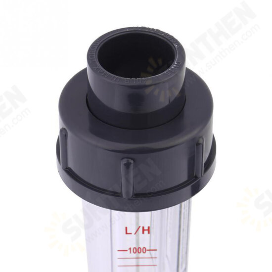 Water Flow Meter LZS-15 Plastic Tube Type Flowmeter 100-1000L/H Water Flow Meter Flowmeter Flow Measuring Instrument Tools