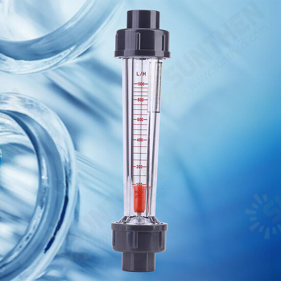 Water Flow Meter LZS-15 Plastic Tube Type Flowmeter 100-1000L/H Water Flow Meter Flowmeter Flow Measuring Instrument Tools