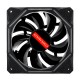 1400RPM 120mm 6pin Dual Aura Adjustble LED RGB Cooling Fan PC Case Cooling Fan for PC Case Computer Remote Control