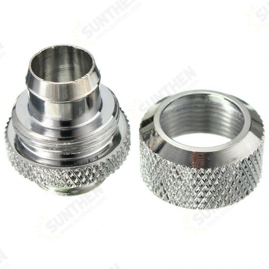 3/8 Computer Water Cooling Compression Fitting For 9.5X12.7 Tubing Pipe