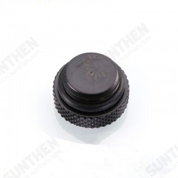 B-PD5-1 G1/4 Thread Water Stop Plug Cap Fittings Brass Black for Water Cooling B-PD5-1 G1/4 Thread Water Stop Plug Cap Fittings Brass Black for Water Cooling