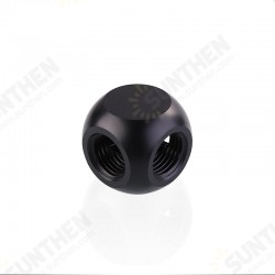 B-TE3-X G1/4 Internal Three Links Thread Water Cooling Fittings Tube Cubic Compression Fittings Connector Multi-channel B-TE3-X G1/4 Internal Three Links Thread Water Cooling Fittings Tube Cubic Compression Fittings Connector Multi-channel