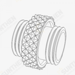 G1/4 External Thread Male to Male Water Cooling Fittings Tube Compression Fittings Connector G1/4 External Thread Male to Male Water Cooling Fittings Tube Compression Fittings Connector