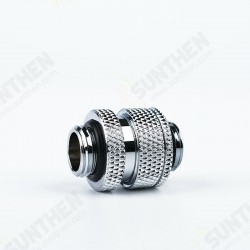 G1/4 Expansion Joint 16-22MM Suitable for SLI Graphics Card GPU CPU Water Cooling Joint-Black/Silver G1/4 Expansion Joint 16-22MM Suitable for SLI Graphics Card GPU CPU Water Cooling Joint-Black/Silver