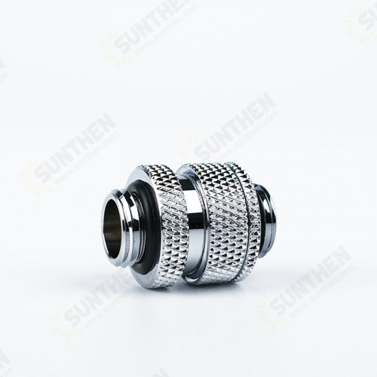 G1/4 Expansion Joint 16-22MM Suitable for SLI Graphics Card GPU CPU Water Cooling Joint-Black/Silver