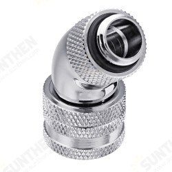 G1/4 Thread 45 Degree Water Cool Fittings PC Water Cooling Joints for 10*14mm Rigid Tube G1/4 Thread 45 Degree Water Cool Fittings PC Water Cooling Joints for 10*14mm Rigid Tube
