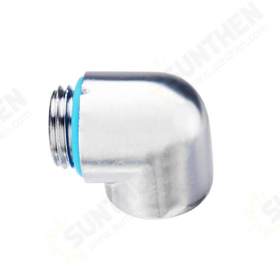 G1/4 Thread Male to Female 90 Degree Fittings Joints PC Water Cooling Connector