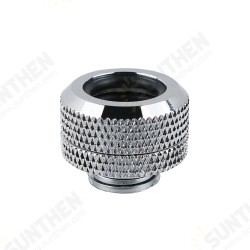 G1/4 Water cooling joint 14MM Outer Diameter Acrylic Tube or Stainless Steel Tube For PC Case DIY Computer-Sliver G1/4 Water cooling joint 14MM Outer Diameter Acrylic Tube or Stainless Steel Tube For PC Case DIY Computer-Sliver