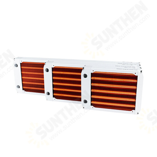 HJ-V3 120/240mm Water Cooling All Copper Radiator for 12cm Fan Computer Heatsink Cooler Master 30mm Thickness