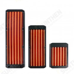 HJ-V3 120/240mm Water Cooling All Copper Radiator for 12cm Fan Computer Heatsink Cooler Master 30mm Thickness HJ-V3 120/240mm Water Cooling All Copper Radiator for 12cm Fan Computer Heatsink Cooler Master 30mm Thickness