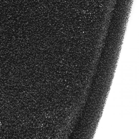 100x50x2cm Black Aquarium Biochemical Filter Foam Cotton Sponge Fish Tank Pond