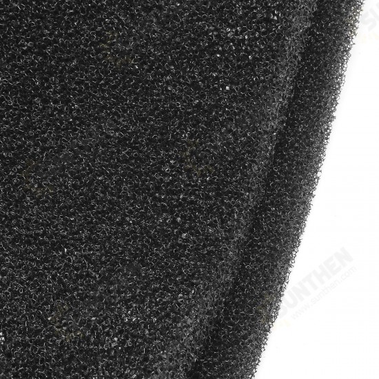 100x50x2cm Black Aquarium Biochemical Filter Foam Cotton Sponge Fish Tank Pond