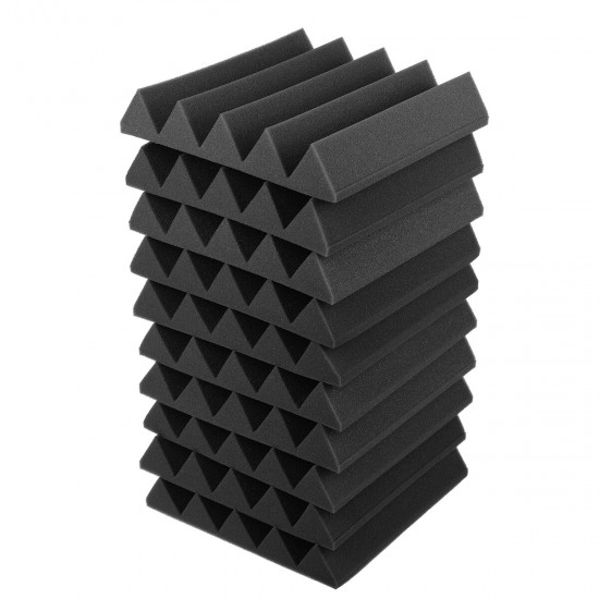 10Pcs Acoustic Foam Panels Acoustic Panels Studio Soundproof Foam Padding