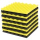 12Pcs Acoustic Soundproofing Studio Foam Tiles Sound-Proof Foam Tile Acoustic Studio Wedge Board Set