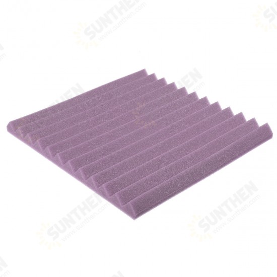 12Pcs Wedge Acoustic Foam Panels 25mm Sound Proofing Foam Room Studio Tile Treatments