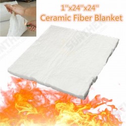 24x24x1 Inch Aluminum Silicate High Temperature Insulation Ceramic Fiber Blanket 24x24x1 Inch Aluminum Silicate High Temperature Insulation Ceramic Fiber Blanket