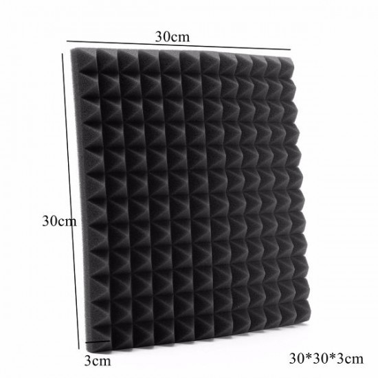 30x30x3cm Acoustic Soundproofing Sound-Absorbing Noise Foam Tiles