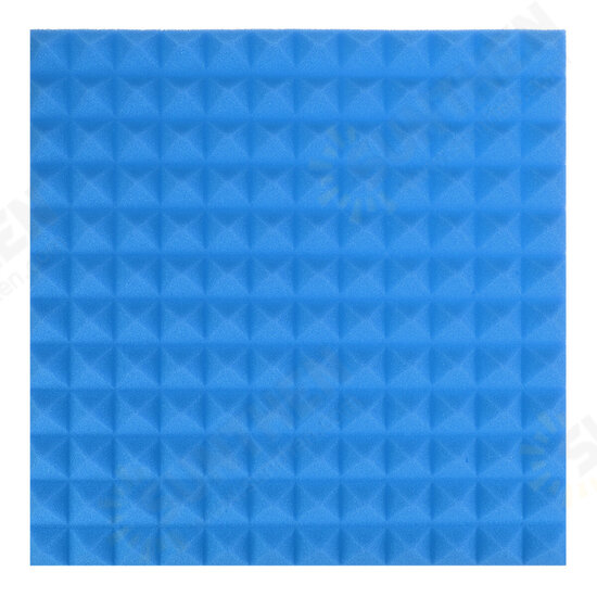 6 Pack Acoustic Panels Studio Soundproofing Foam Sponge Studio Wall Wedge Tiles 30x30x2.5cm