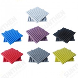 6PCS Acoustic Foam Panel Sound Stop Absorption Sponge Studio KTV Home 25x25x3cm 6PCS Acoustic Foam Panel Sound Stop Absorption Sponge Studio KTV Home 25x25x3cm