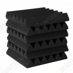 6Pcs 300x300x50mm Triangle Insulation Reduce Noise Sponge Foam Cotton 6Pcs 300x300x50mm Triangle Insulation Reduce Noise Sponge Foam Cotton