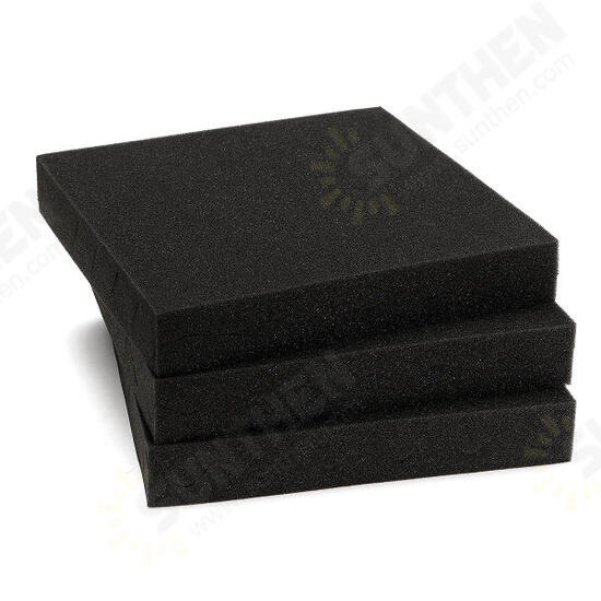 6Pcs 30x30x4cm Soundproofing Triangle Sound-Absorbing Noise Foam Tiles