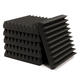 6Pcs 30x30x5CM Soundproofing Acoustic Wedge Foam Tiles Wall Panels