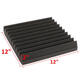 6Pcs 30x30x5CM Soundproofing Acoustic Wedge Foam Tiles Wall Panels