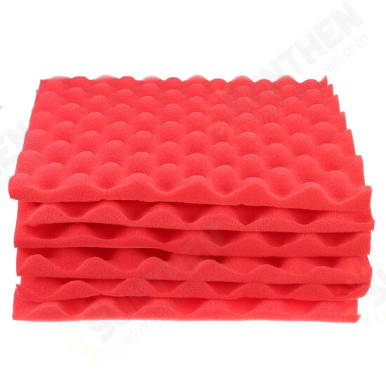 6pcs 30*30*2.5cm Soundproofing Foam Acoustic Wall Panels Studio Soundproof Foam