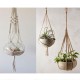 8 Strands Braided Wire Natural Cotton Flower Pot Holder Hanging Rope Twisted Cord DIY Macrame String