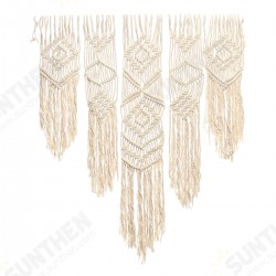 8 Strands Braided Wire Natural Cotton Flower Pot Holder Hanging Rope Twisted Cord DIY Macrame String 8 Strands Braided Wire Natural Cotton Flower Pot Holder Hanging Rope Twisted Cord DIY Macrame String