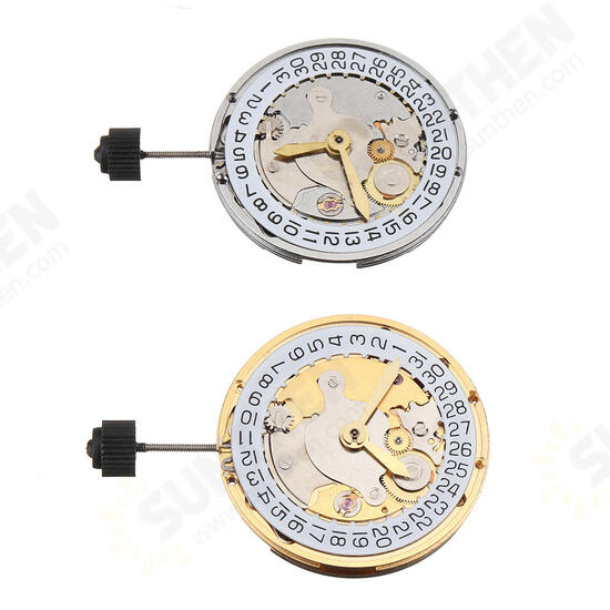 Mechanical Automatic Watch Movement Calendar High Accuracy Wristwatch Replacement For ETA 2824