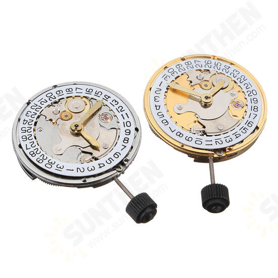 Mechanical Automatic Watch Movement Calendar High Accuracy Wristwatch Replacement For ETA 2824