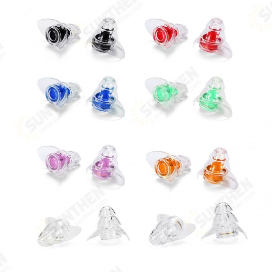 Waterproof Reusable Noise Canceling Ear Plugs for Sleeping Swimming Earplugs Hearing Protection Noise Reduction