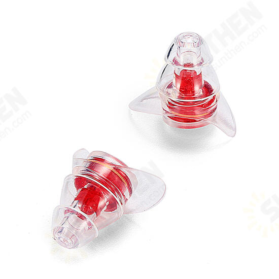 Waterproof Reusable Noise Canceling Ear Plugs for Sleeping Swimming Earplugs Hearing Protection Noise Reduction