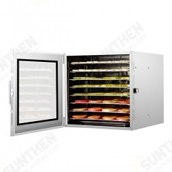 8 Layers Stainless Steel Fruit & Food Dehydrator Vegetable Meat Hot Air Dryer For Household/Commercial/DIY Food 600W 220V 8 Layers Stainless Steel Fruit & Food Dehydrator Vegetable Meat Hot Air Dryer For Household/Commercial/DIY Food 600W 220V