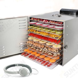 Food Dehydrator 220V 1000W Stainless Steel Yogurt Fruit Dryer-US/EU/AU Plug Food Dehydrator 220V 1000W Stainless Steel Yogurt Fruit Dryer-US/EU/AU Plug