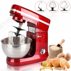 1000W 5L Multifunctional Electric Food Stand Blender Mixer Kneading Dough Machine 6 Speed Tilt-Head Stainless Steel Table Egg Beater 1000W 5L Multifunctional Electric Food Stand Blender Mixer Kneading Dough Machine 6 Speed Tilt-Head Stainless Steel Table Egg Beater