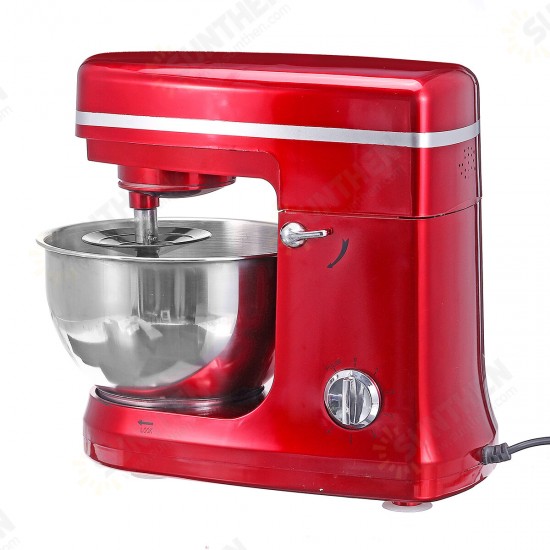 1000W 5L Multifunctional Electric Food Stand Blender Mixer Kneading Dough Machine 6 Speed Tilt-Head Stainless Steel Table Egg Beater 1000W 5L Multifunctional Electric Food Stand Blender Mixer Kneading Dough Machine 6 Speed Tilt-Head Stainless Steel Table Egg Beater