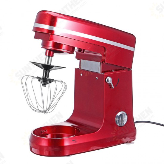 1000W 5L Multifunctional Electric Food Stand Blender Mixer Kneading Dough Machine 6 Speed Tilt-Head Stainless Steel Table Egg Beater