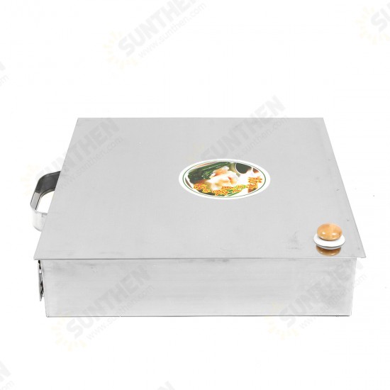 Stainless Steel Tray 1 Layer Steamed Vermicelli Rice Roll Machine Kitchen Cooking Steamer Drawer