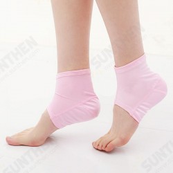1 Pair Silicone Ankle Protection Pad Anti Crack Sports Support Moisture Heel Socks Foot Mask 1 Pair Silicone Ankle Protection Pad Anti Crack Sports Support Moisture Heel Socks Foot Mask