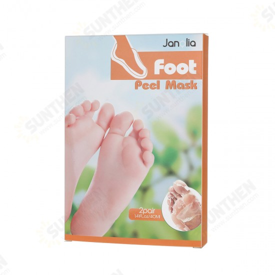 2 Pairs Of Foot Peel Mask Foot Exfoliating Mask Lavender Rose Remove Calluses Dead Skin