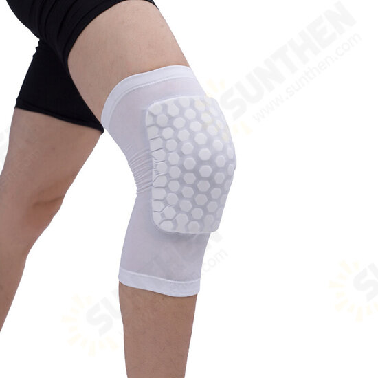 Outdoor Fitness Honeycomb Basketball Shockproof Breathable Knee Pad