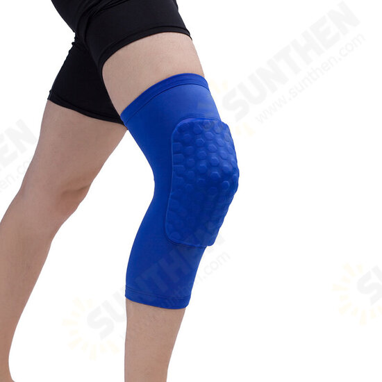 Outdoor Fitness Honeycomb Basketball Shockproof Breathable Knee Pad